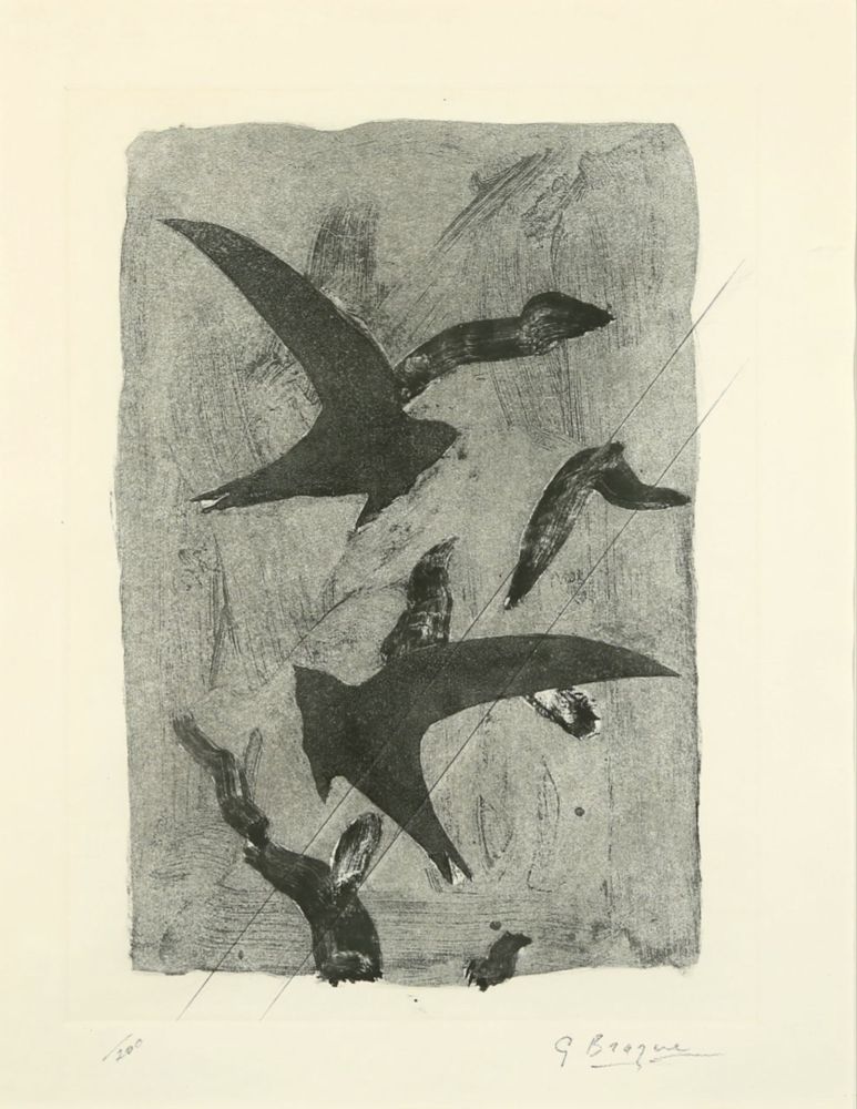 Aguafuerte Y Aguatinta Braque - Birds in Flight