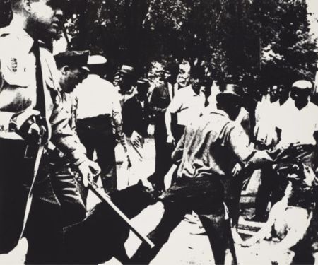 Serigrafía Warhol - Birmingham Race Riot (F.S. II.3)