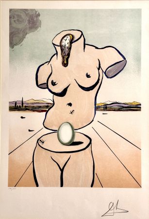 Litografía Dali - Birth of Venus