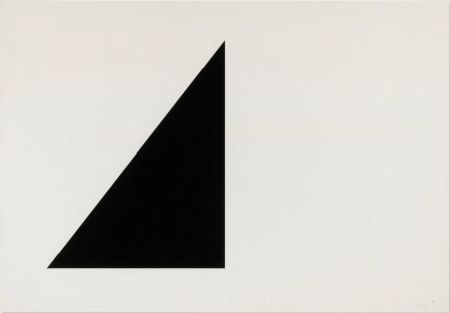 Serigrafía Kelly - Black and White Pyramid