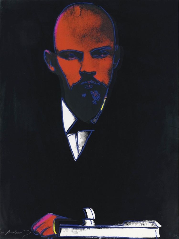 Serigrafía Warhol - Black Lenin (FS II.402)