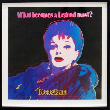 Serigrafía Warhol - Blackglama (Judy Garland from Ads portfolio)