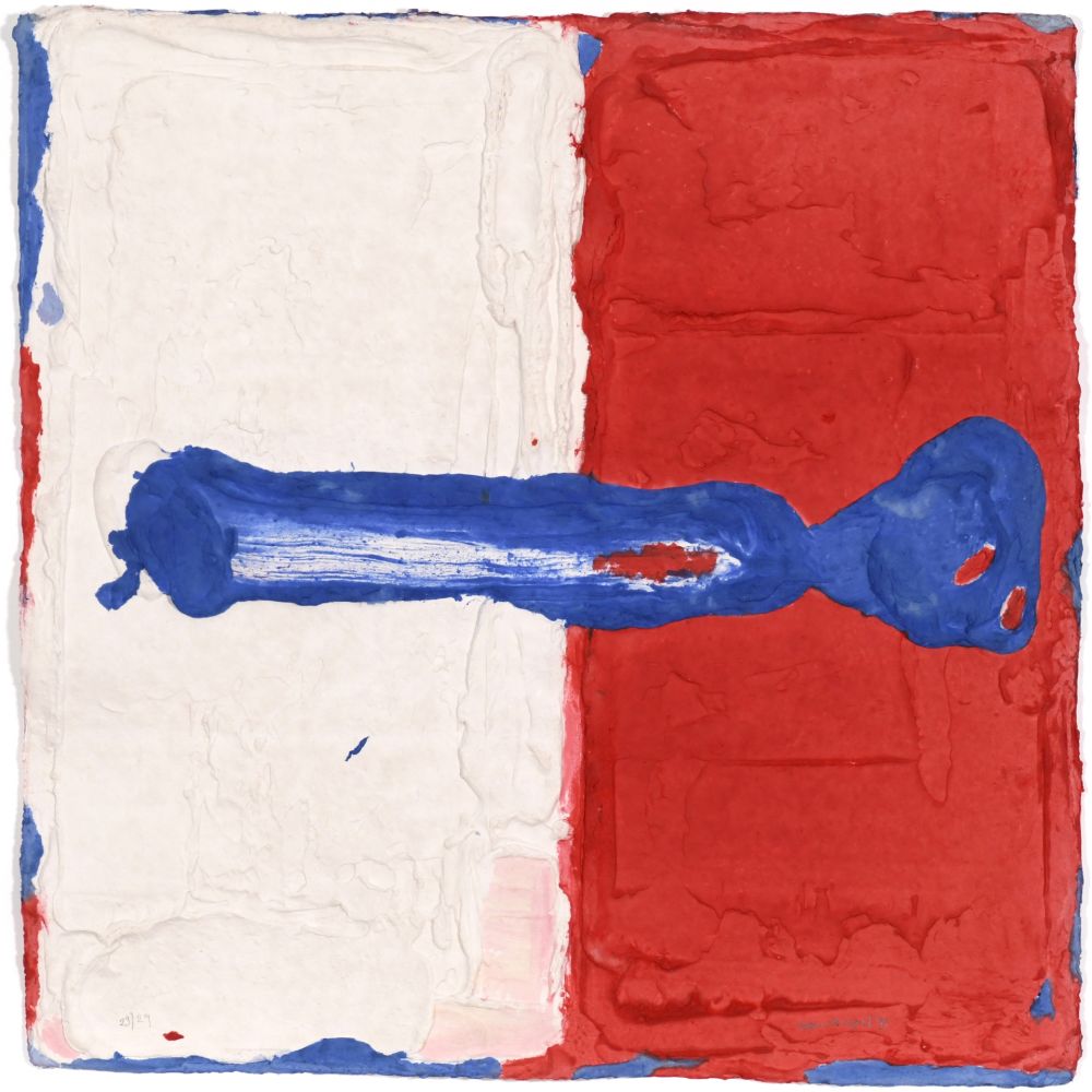 Grabado Bogart - Bleu, blanc, rouge