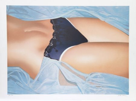 Litografía Kacere - Blue Panties