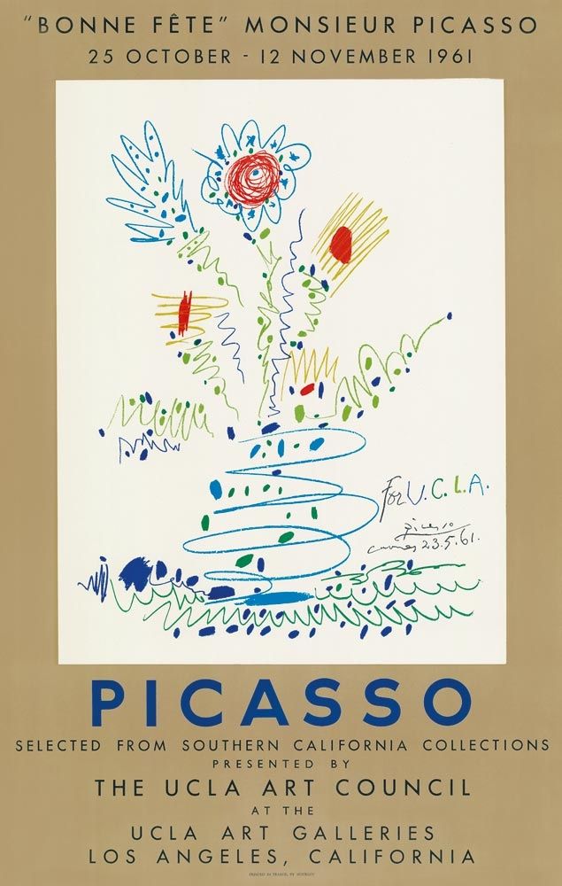 Litografía Picasso - Bonne fête Monsieur Picasso