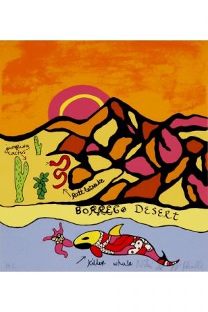 Litografía De Saint Phalle - Borrego desert