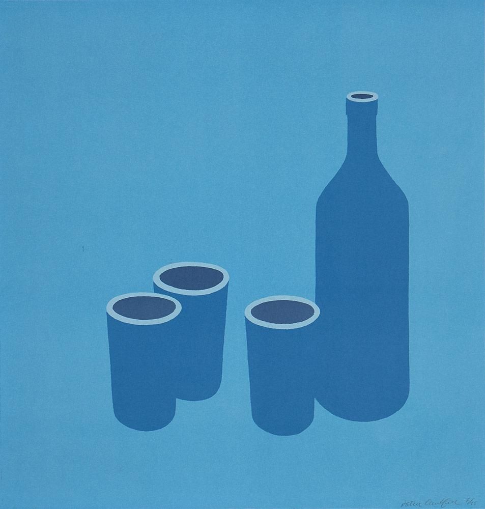 Serigrafía Caulfield - Bottle and Cups