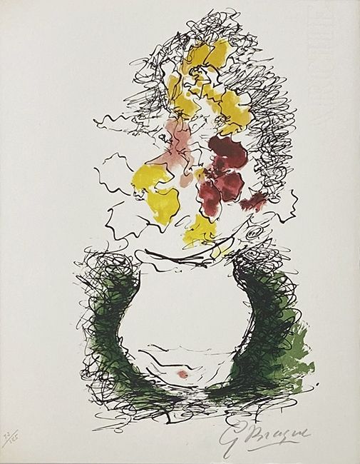Litografía Braque - Bouquet