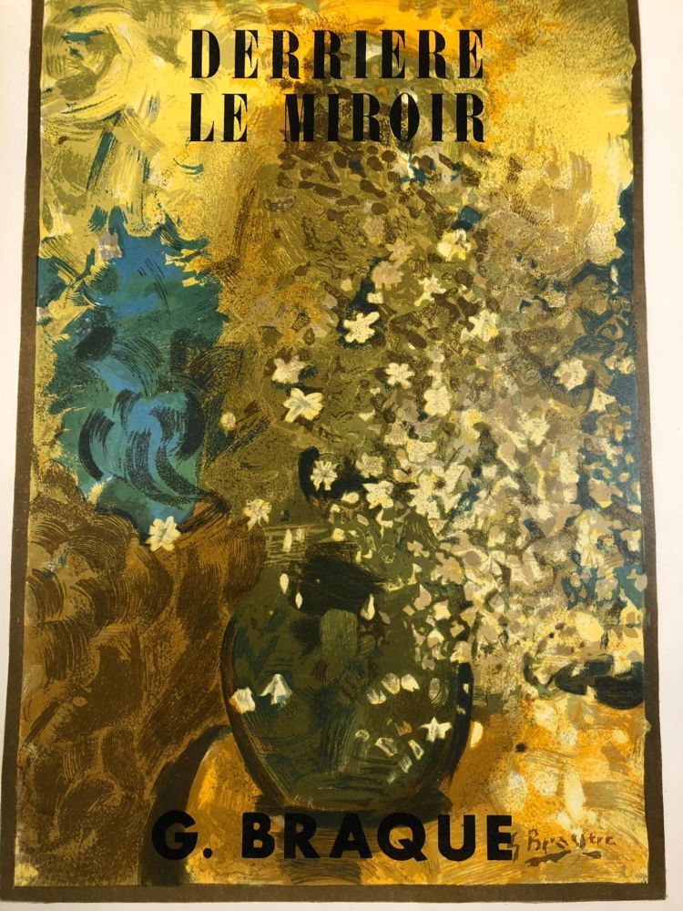 Litografía Braque - Bouquet jaune