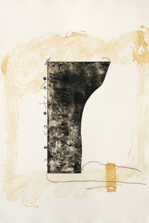Grabado Tàpies - Boutonné 