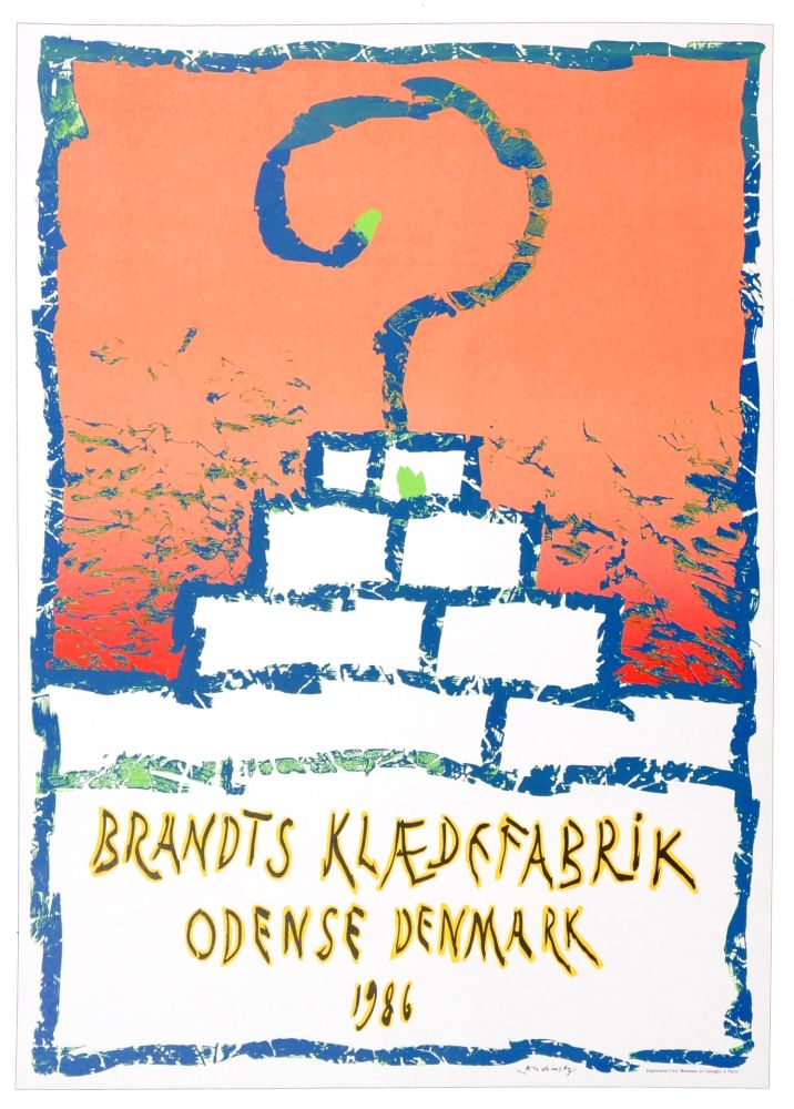 Cartel Alechinsky - Brandts Klædefabrik