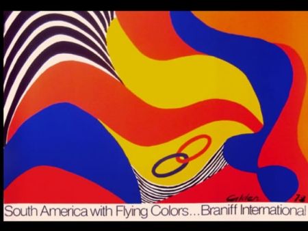 Serigrafía Calder - BRANIFF SOUTH AMERICA