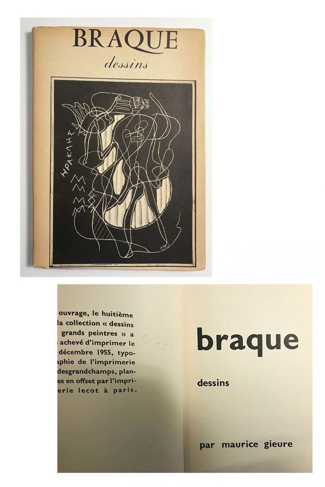 Libro Ilustrado Braque - Braque dessins (1955)
