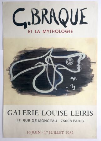 Cartel Braque - Braque et la Mythologie / Galerie Louise Leiris