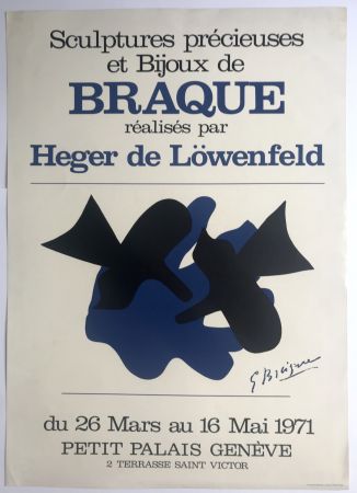 Cartel Braque - Braque & Heger de Löwenfeld / Petit Palais, Genève