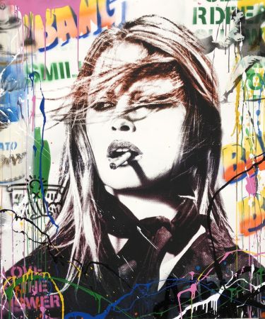 Serigrafía Mr. Brainwash - Brigitte Bardot