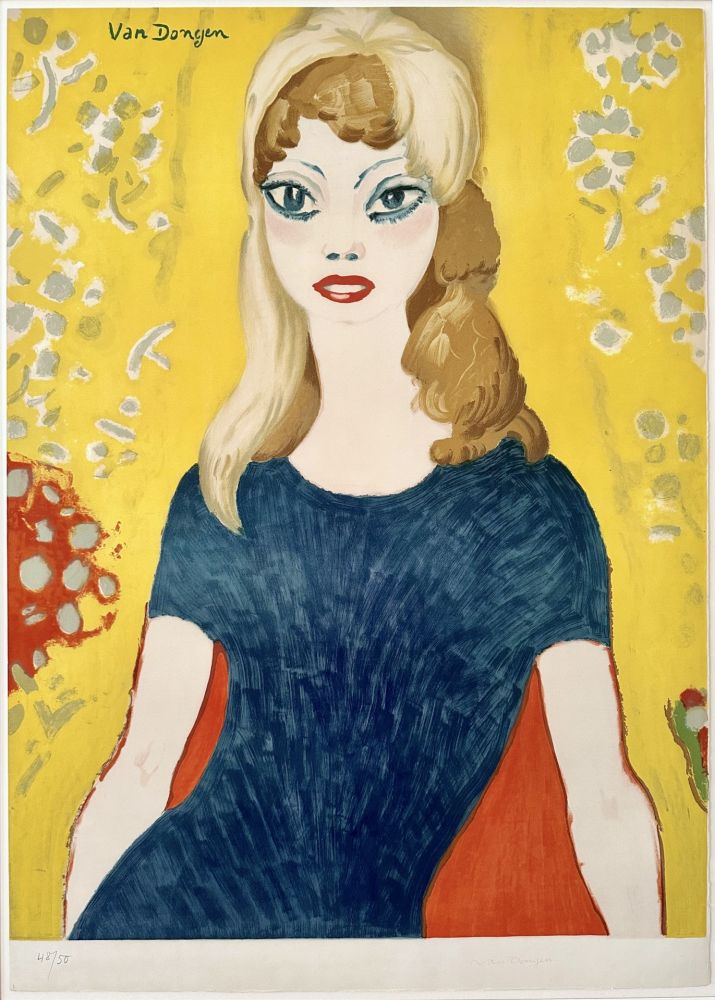 Litografía Van Dongen - Brigitte Bardot XL