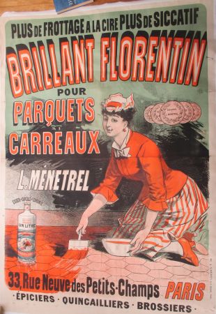 Litografía Cheret - Brillant Florentin