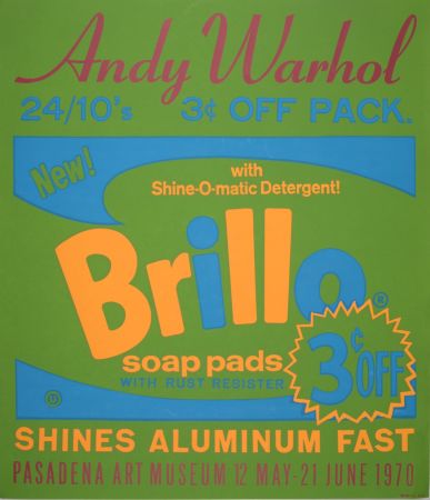 Serigrafía Warhol - Brillo, 1970 - For iconic Pasadena Museum Exhibition