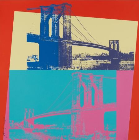 Serigrafía Warhol - Brooklyn Bridge