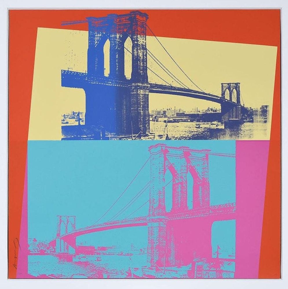 Serigrafía Warhol - Brooklyn Bridge, FS 11.290