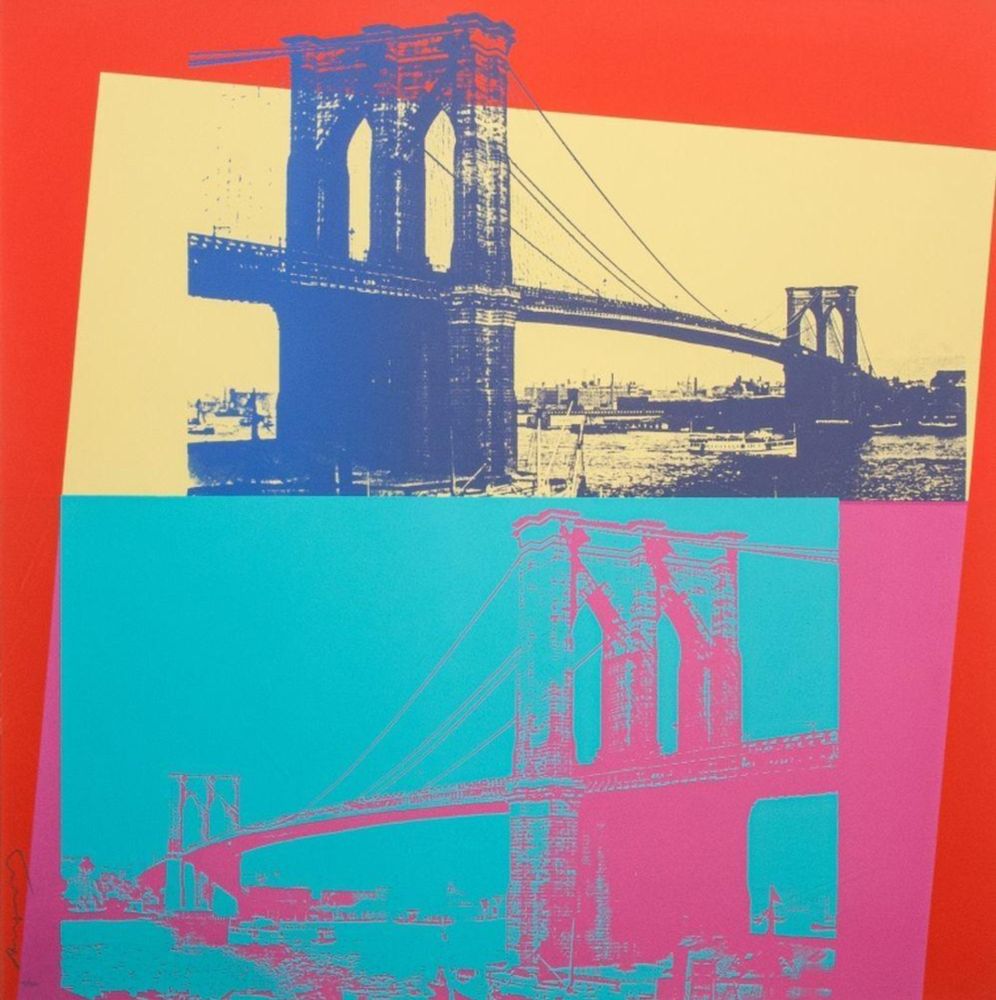 Serigrafía Warhol - Brooklyn Bridge II.290