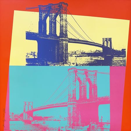 Serigrafía Warhol - Brooklyn Bridge, II.290