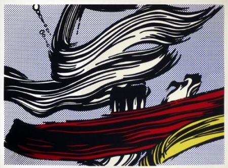 Serigrafía Lichtenstein - Brushstrokes