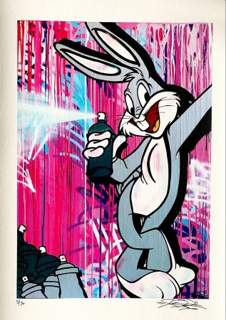 Litografía Fat - Bugs Bunny