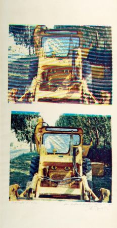 Serigrafía Jacquet - Bulldozer - 1968