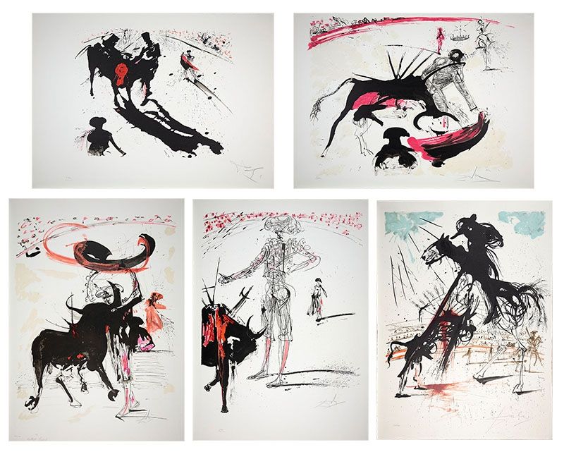 Litografía Dali - Bullfight Suite (Tauromachie)