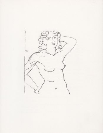 Litografía Derain - Buste de femme, 1972