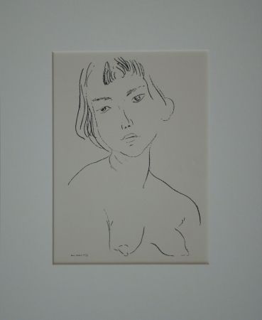 Litografía Matisse - Buste d'une femme