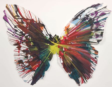 Múltiple Hirst - Butterfly Spin Painting