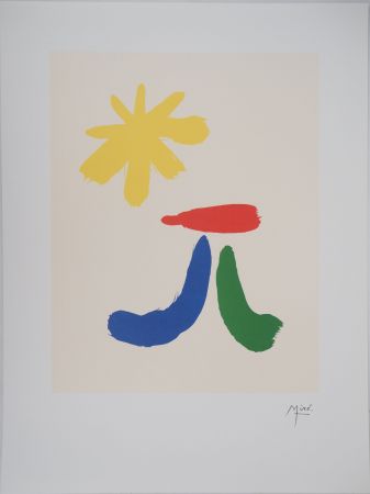 Litografía Miró - Cabane sous le soleil