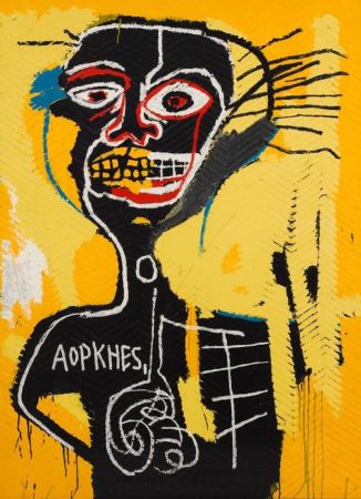 Serigrafía Basquiat - Cabeza from Editions II Portfolio