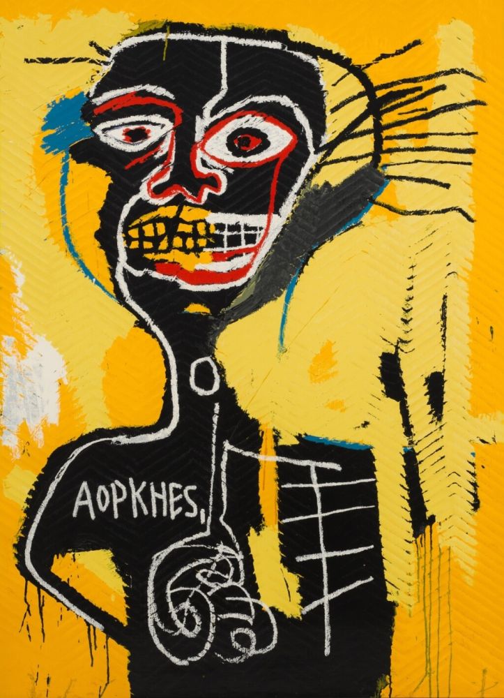 Serigrafía Basquiat - Cabeza from Portfolio II