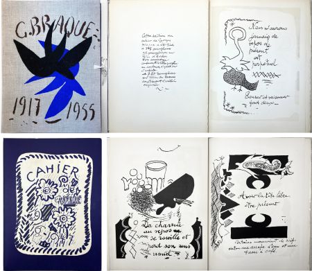 Libro Ilustrado Braque - CAHIER DE GEORGES BRAQUE 1917-1947 et 1947-1955 (supplément)