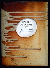 Libro Ilustrado Miró - Cahier de poemes 1937 
