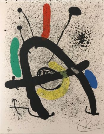Litografía Miró - Cahier d'Ombres 