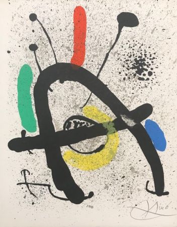 Litografía Miró - Cahier d'Ombres 