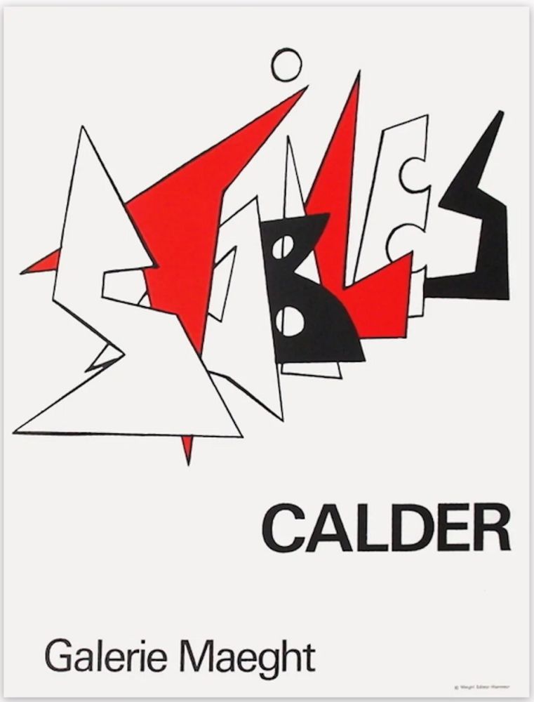 Cartel Calder - CALDER. 