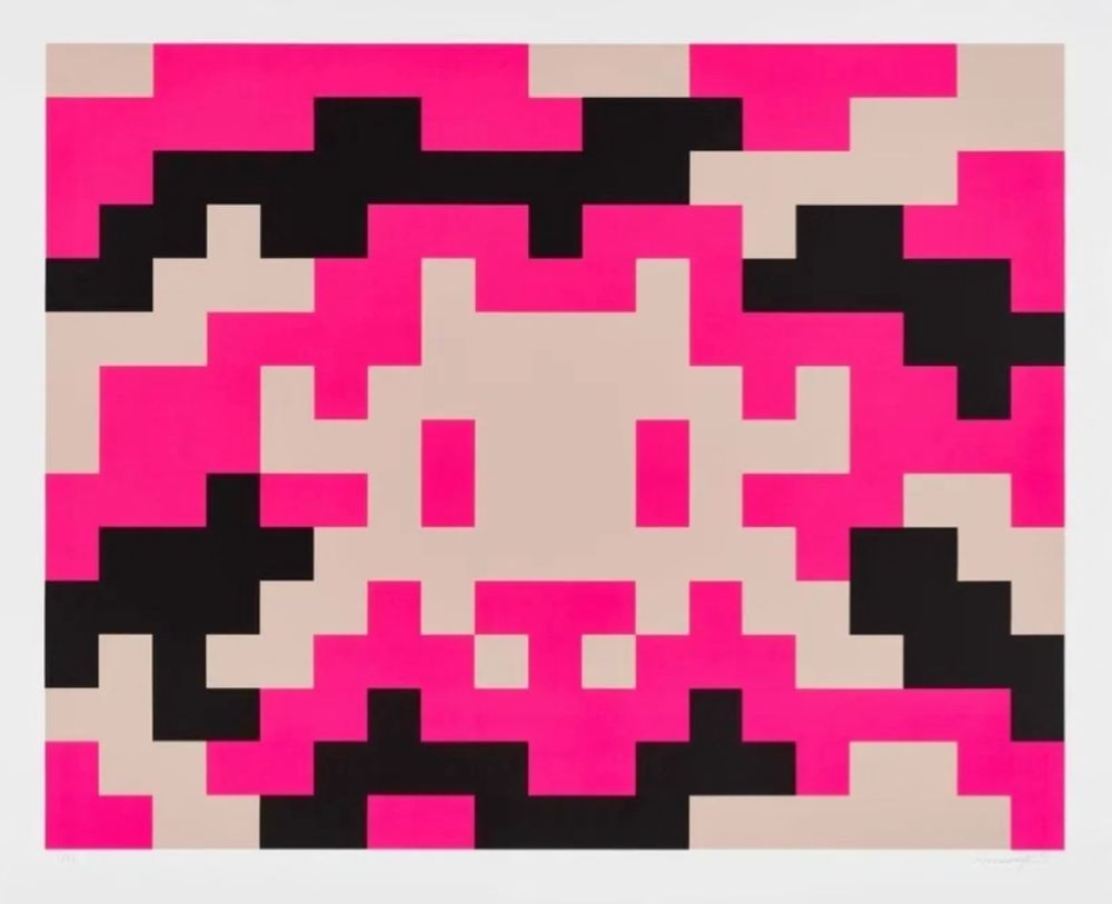 Serigrafía Invader - CAMO XXL-3C-M1