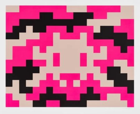 Serigrafía Invader - CAMO XXL-3C-M1