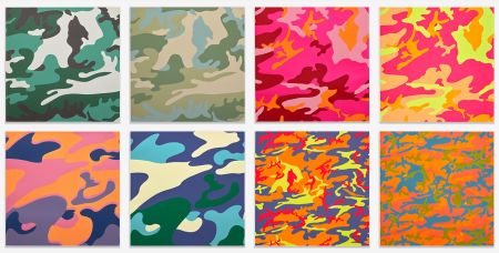 Serigrafía Warhol - Camouflage Complete Portfolio