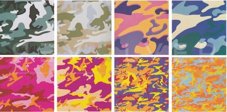 Serigrafía Warhol - Camouflage Complete Portfolio
