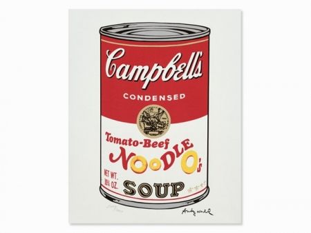Litografía Warhol - Campbell