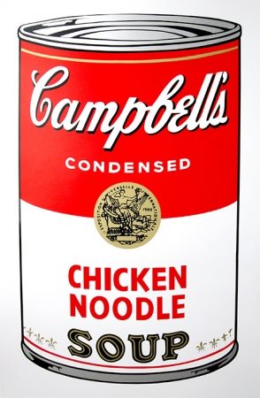 Serigrafía Warhol (After) - Campbell's Soup - Chicken Noodle