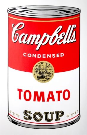 Serigrafía Warhol (After) - Campbell's Soup - Tomato