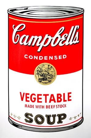 Serigrafía Warhol (After) - Campbell's Soup - Vegetable